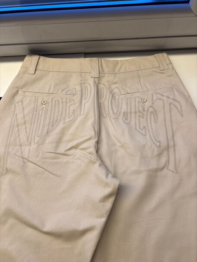 Pantalón Nude Project Talla S Beige