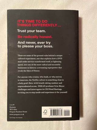 No Rules Rules: Netflix and the Culture of Reinven