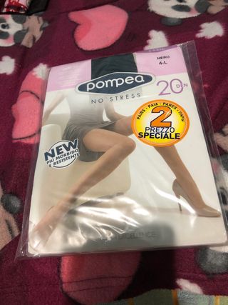 Collant Pompea 20 Den Nero L/4