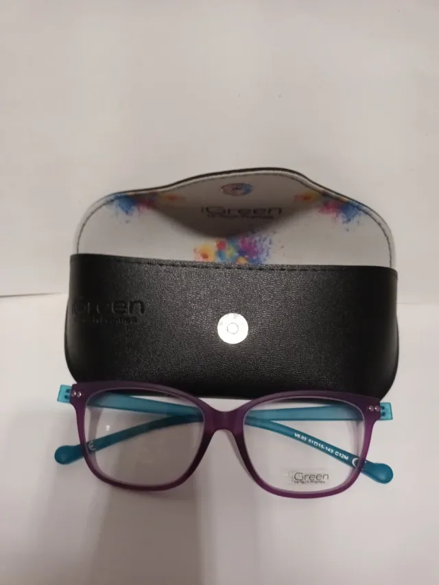 Montura gafas graduar Green morado/turquesa