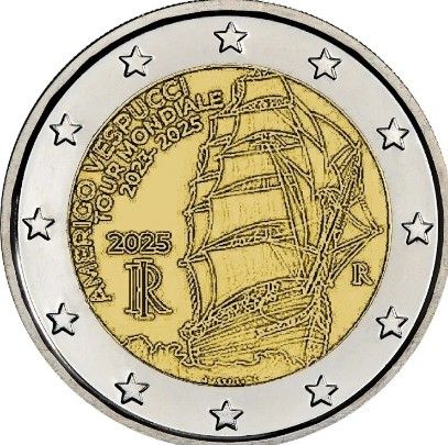 MONEDA DE 2€ CONME AMERIGO VESPUCCIO 🇮🇹 2025