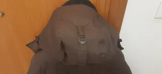 Piumino uomo marrone vera piuma