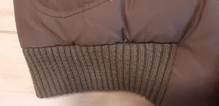 Piumino uomo marrone vera piuma