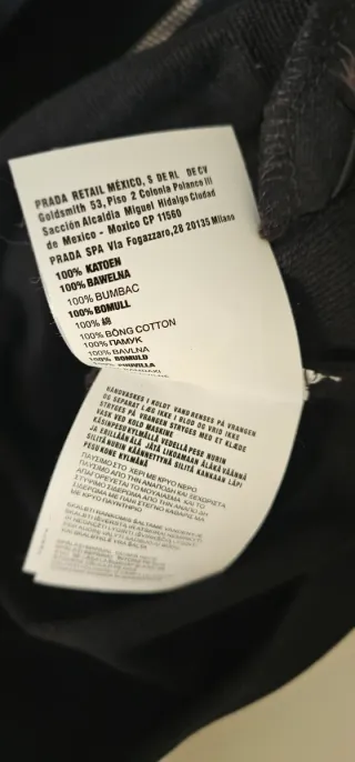 Sudadera Prada Negra con Capucha