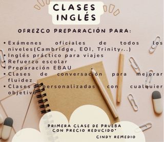 Clases ingles online presencial