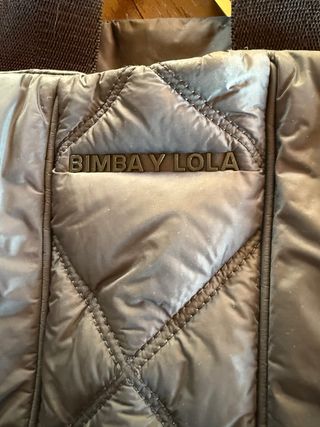 Bolso Bimba y Lola Negro con Correa Naranja