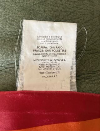 Sciarpa A.S. Roma Arancione e Rossa