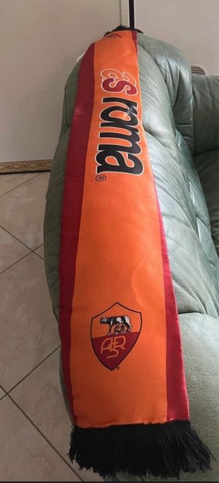 Sciarpa A.S. Roma Arancione e Rossa