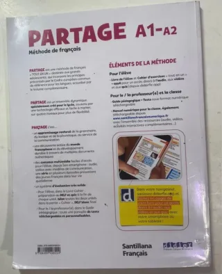 PARTAGE A1 Methode de Francais
