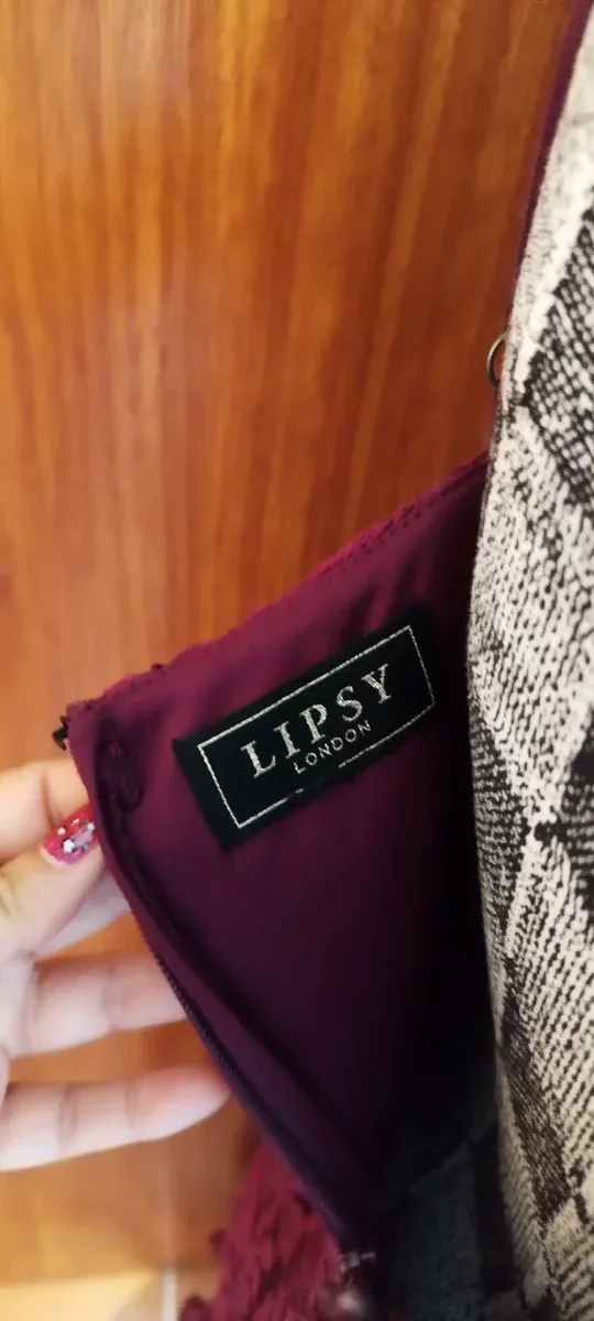 Vestido Morado Encaje