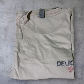 Camiseta beige manga corta