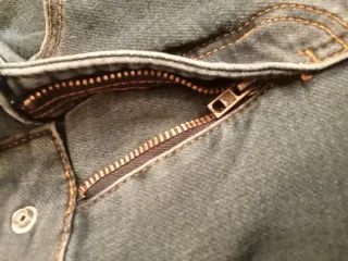 Pantalones vaqueros hombre azul/gris