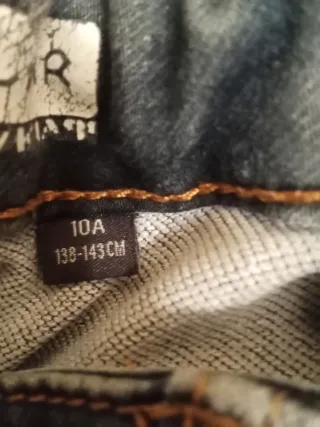 Pantalones vaqueros hombre azul/gris