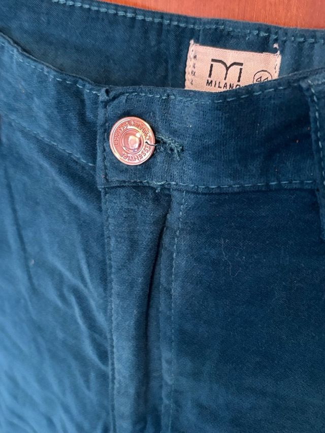 Pantalón verde petróleo T44