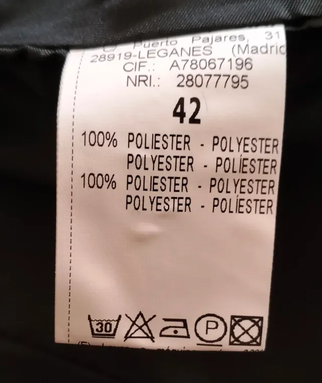 Chaqueta blazer cruzada de pata de gallo