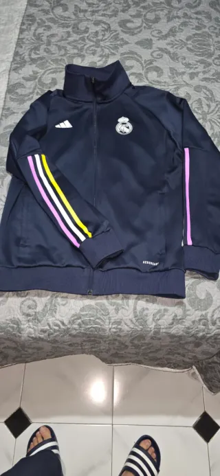 Chándal Real Madrid Adidas 23-24 Azul Amarillo