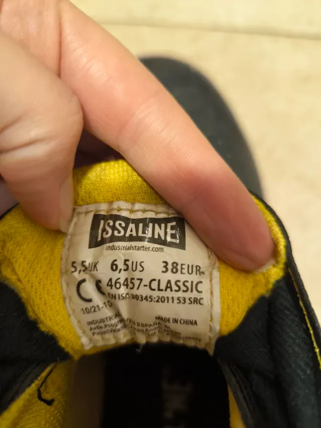 Botas de seguridad JSAURINE Talla 38