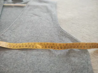 Chaleco de punto azul claro con bolsillos TallaXL