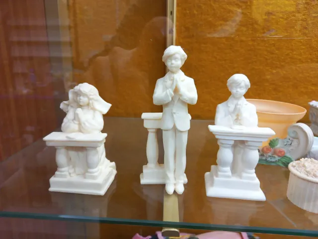 Lote figuras mármol Marmolika y varios