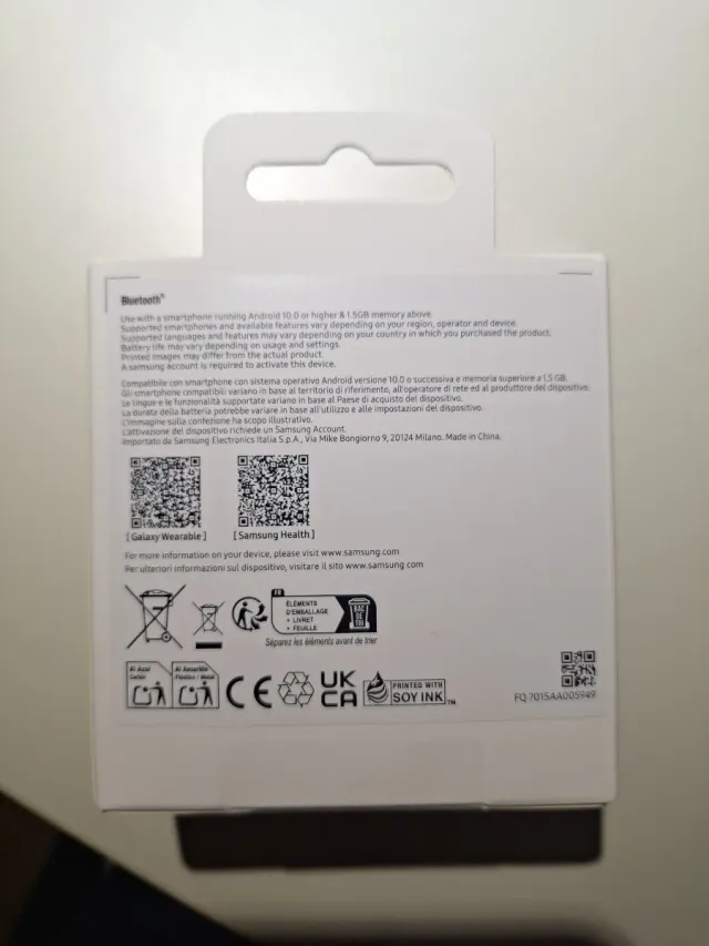 Samsung Galaxy Fit3 Smartwatch Negro/Gris