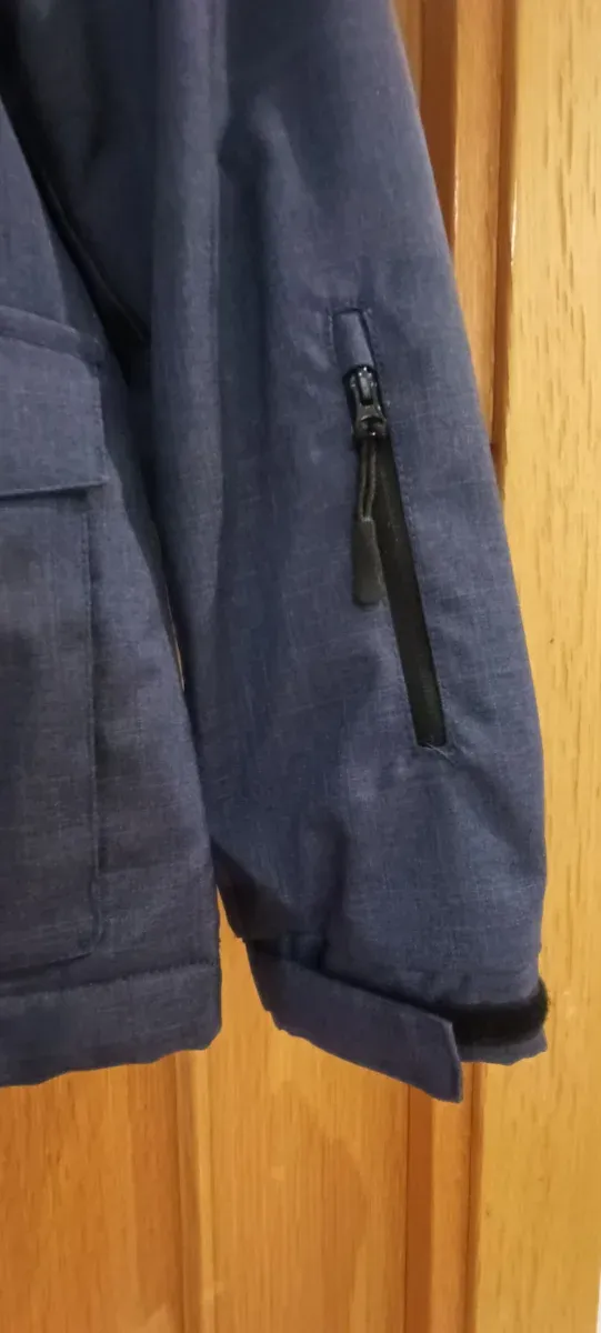 Chaqueta azul para nieve/senderismo