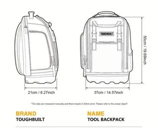 Mochila de herramientas profesional