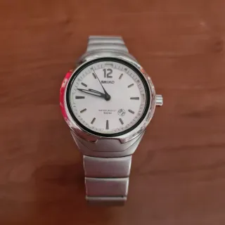 Orologio donna Seiko vintage argento e bianco