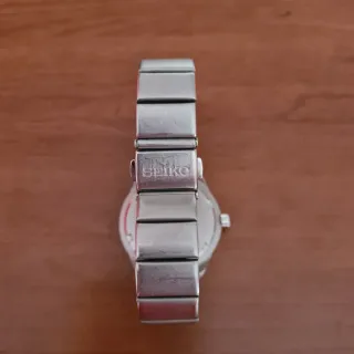 Orologio donna Seiko vintage argento e bianco