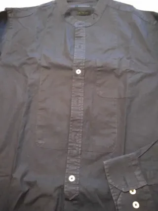 Camicia uomo Sorbino blu scuro stretch