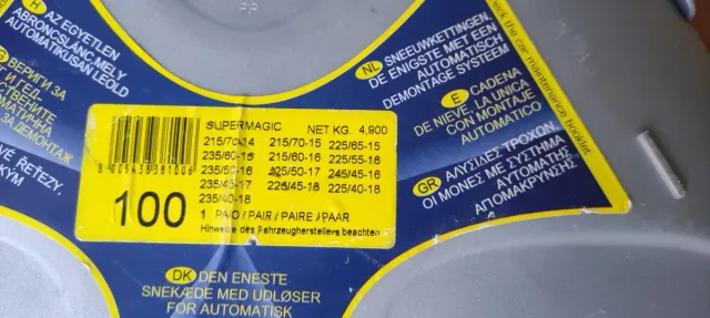 Cadenas para nieve KÖNIG Super Magic 100