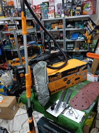 Levigatrice orbitale 800W + Aspirapolvere 1000W