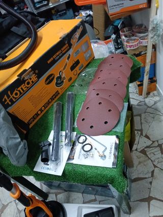 Levigatrice orbitale 800W + Aspirapolvere 1000W