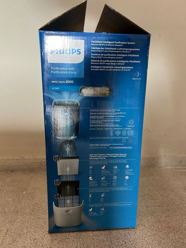 Purificador de aire Philips Serie 2000. Hasta 75m2