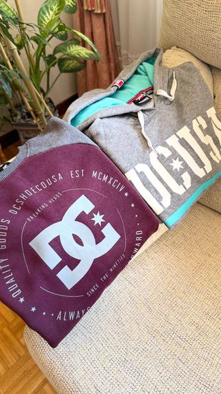 Lote 2 Sudaderas DC Shoes.