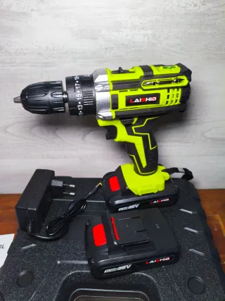 Taladro percutor + 2 baterías