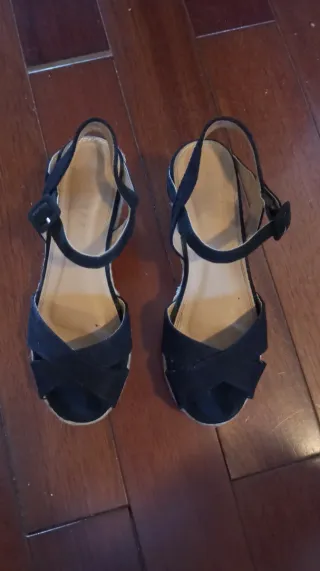 Alpargatas Negras Altas