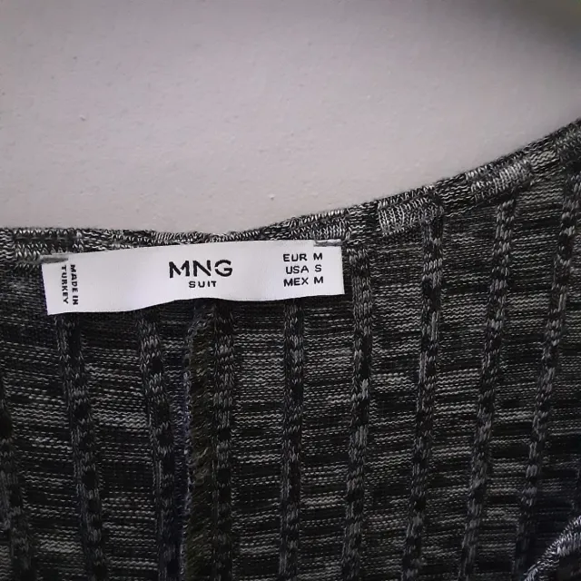 Vestito Mango Nero/Grigio Taglia M