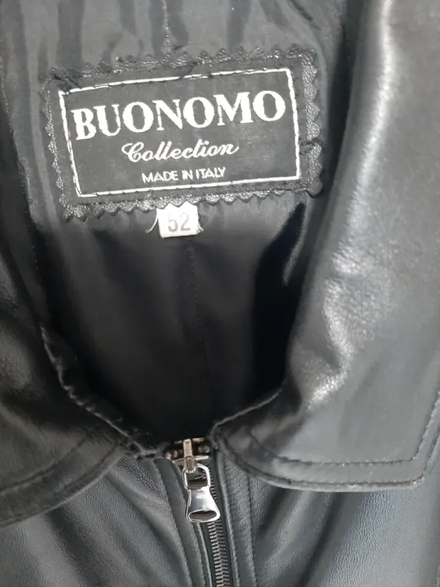Giubbotto BUONOMO COLLECTION nero taglia 52