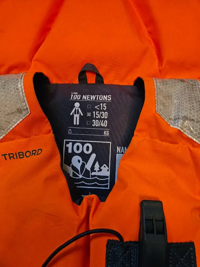 Chaleco salvavidas niño 15/30 Kilos 100N