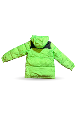 Chaqueta plumífero Adidas vintage verde neón