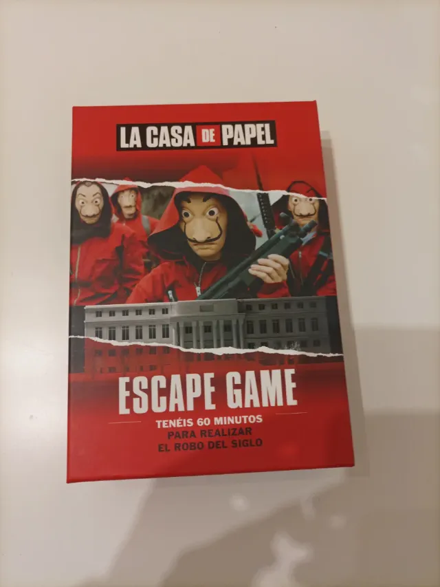 Juego Escape Room La Casa de Papel