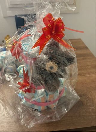 Torta pannolini decorata