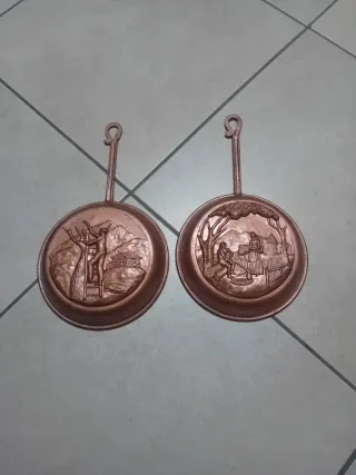 Pentole decorative in rame