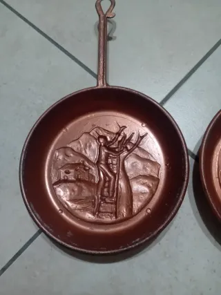 Pentole decorative in rame