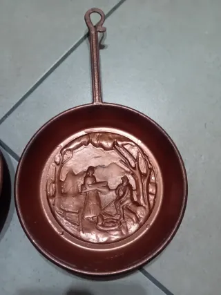 Pentole decorative in rame