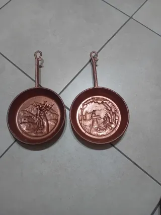 Pentole decorative in rame