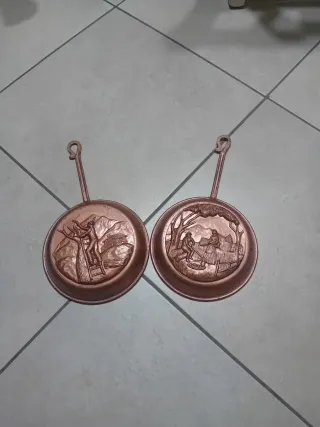 Pentole decorative in rame