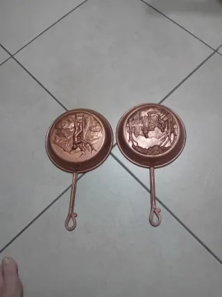 Pentole decorative in rame