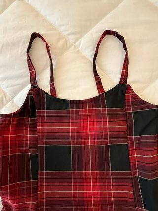 Vestido xadrez menina/rapariga 10/11 anos