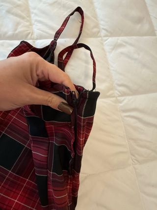 Vestido xadrez menina/rapariga 10/11 anos